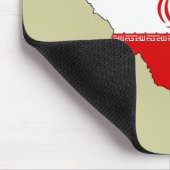 イランの旗の地図 マウスパッド (コーナー)