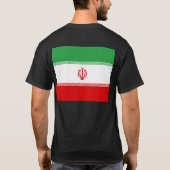 イランの旗ー横 Tシャツ (裏面)
