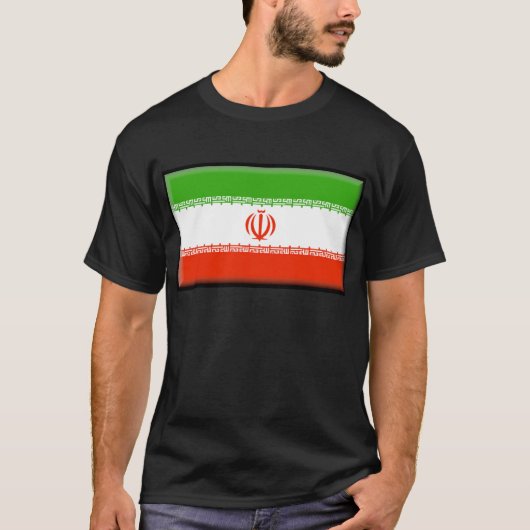 イランの旗 Tシャツ (正面)