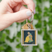 イランの服の人に曲がっているムラー キーホルダー (手)