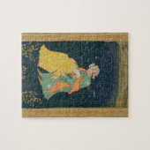 イランの服の人に曲がっているムラー ジグソーパズル (横)