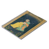 イランの服の人に曲がっているムラー ノートブック (左側)