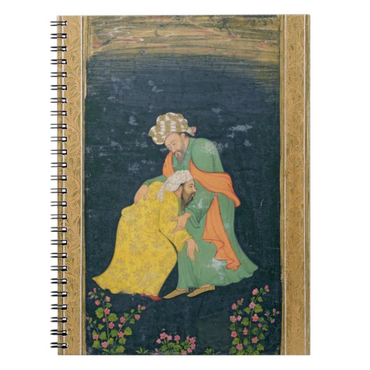 イランの服の人に曲がっているムラー ノートブック (正面)