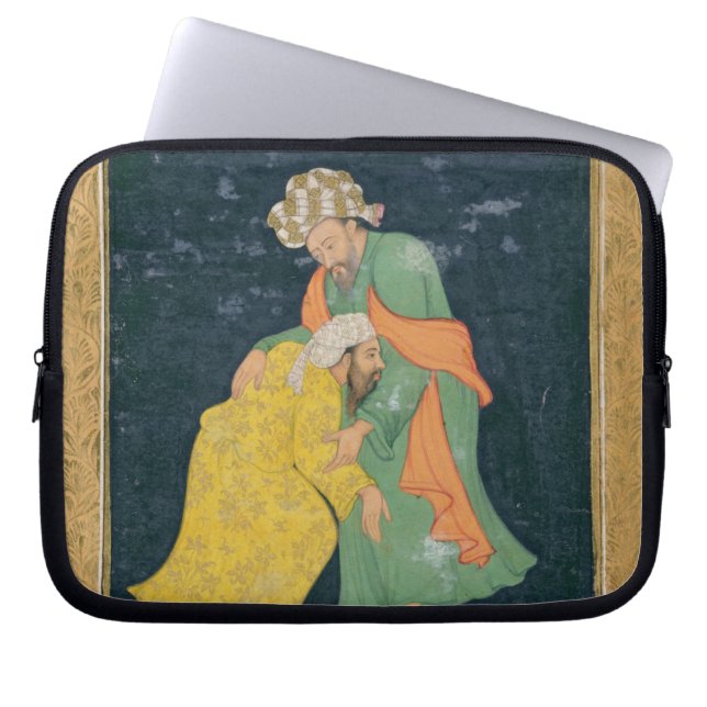 イランの服の人に曲がっているムラー ラップトップスリーブ (正面)