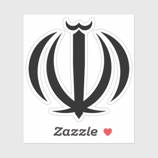 イランの紋章 シール (シート)