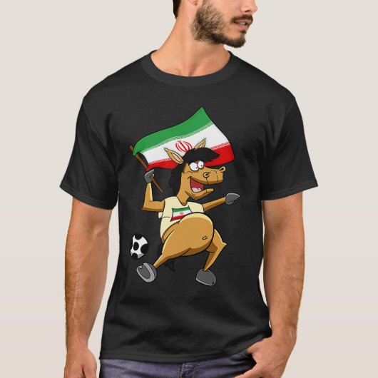 イランの馬ファン Tシャツ (正面)