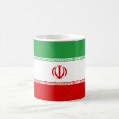 イランの(イランの)旗 コーヒーマグカップ (中央)