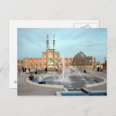 イランのYazdハガキAmir Chakhmaq Complex ポストカード (正面/裏面)