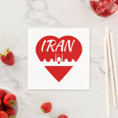 イランはイランを愛している スタンダードカクテルナプキン (インサイチュ)