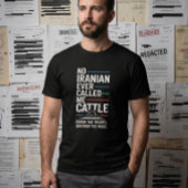 イランへの戦争反対 エプスタイン・ファイル退役軍人Tシャツ Tシャツ