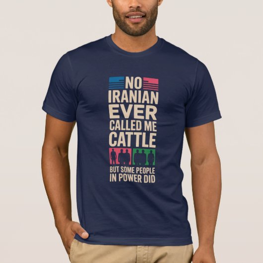 イランへの戦争反対 エプスタイン ファイル Tee Tシャツ (正面)