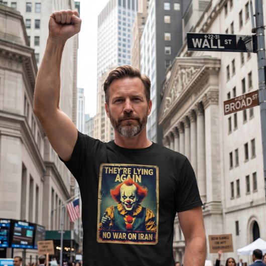 イランへの戦争反対 ネオコン反対 平和 Tシャツ