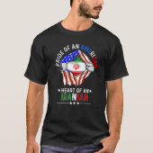 イランアメリカンアメリカプライド外国イラ Tシャツ (正面)