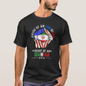 イランアメリカンアメリカプライド外国イラ Tシャツ (正面)