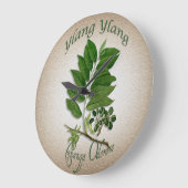 イランイラン香りセラピー時計 ラージ壁時計 (傾斜)