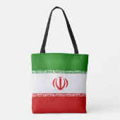 イランカッコいい国旗のファッション トートバッグ (裏面)