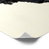 イラントレンディー平和サインとイラニの地図 ポスター (角)