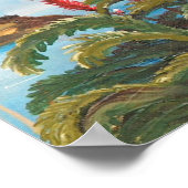 イランドとアニチャの海景。セラミックオーナメント ポスター (角)