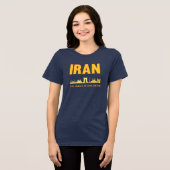 イランプライドイランのペルシャ文明の揺り籠 トライブレンドＴシャツ (正面全面)