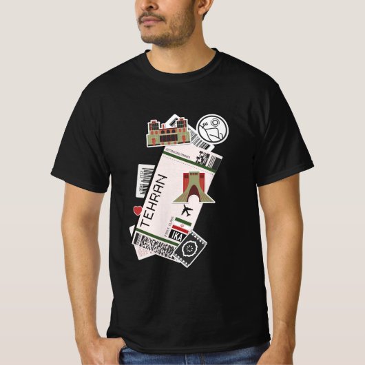 イランペルシア旅行Tシャツ Tシャツ (正面)
