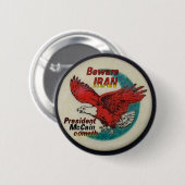 イランボタンを用心して下さい 缶バッジ (正面&裏面)