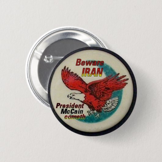 イランボタンを用心して下さい 缶バッジ (正面&裏面)