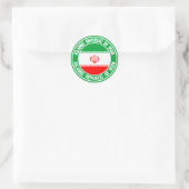 イラン丸エンブレム ラウンドシール (バッグ)