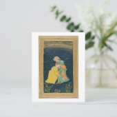 イラン人の服を着た男に向かって下って行くムラー ポストカード (スタンド正面)