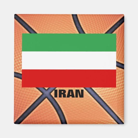 イラン代表バスケットボール部 マグネット (正面)