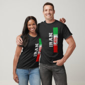 イラン伝統プライド国支援イラン国旗 Tシャツ (ユニセックス)