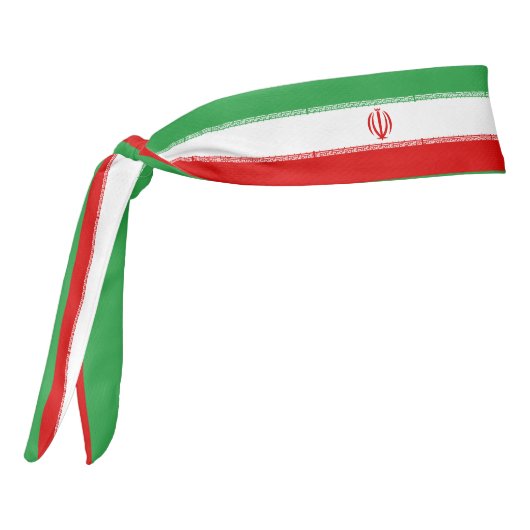 イラン国エレガント国国旗 タイヘッドバンド (回転270)