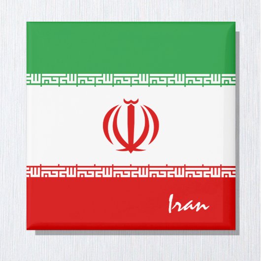 イラン国旗とアジアの休日/スポーツファン マグネット