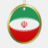 イラン国旗のオーナメント セラミックオーナメント (左)
