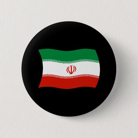 イラン国旗のボタン 缶バッジ (正面)