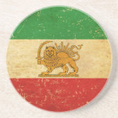 イラン国旗のライオンと日差し、イラン国旗のコースター コースター (正面)