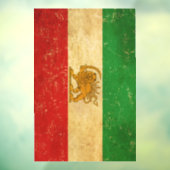 イラン国旗のライオンと日差し ウィンドウサイン (シート3)