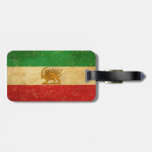 イラン国旗のライオンと日差し ラゲッジタグ (裏面横)