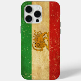 イラン国旗のライオンと日差し iPhone 15 PRO MAXケース