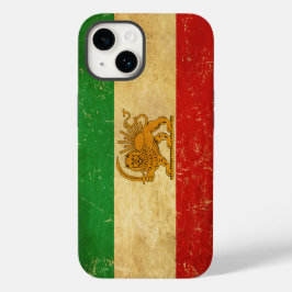 イラン国旗のライオンと日差し Case-Mate iPhone 14ケース
