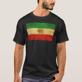 イラン国旗のライオンと日差し Tシャツ