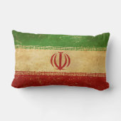 イラン国旗のヴィンテージデザイン ランバークッション (裏面)