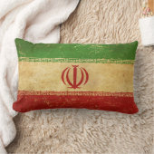 イラン国旗のヴィンテージデザイン ランバークッション (ブランケット)