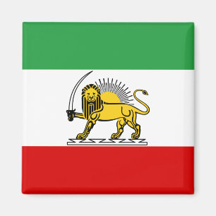 イラン国旗の立憲君主国(1907年~1980年) マグネット