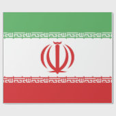 イラン国旗の紋章 ラッピングペーパー (フラット)