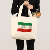 イラン国旗トートバッグ ラージトートバッグ (正面(商品))