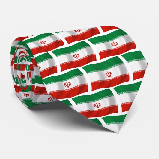 イラン国旗ネクタイ ネクタイ (ロール)