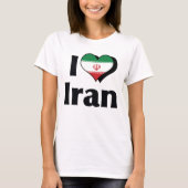 イラン国旗大好き Tシャツ (正面)