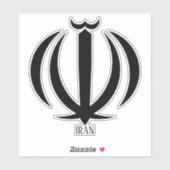 イラン国旗愛国心 シール (シート)