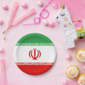 イラン国旗紙プレート ペーパープレート (パーティー)