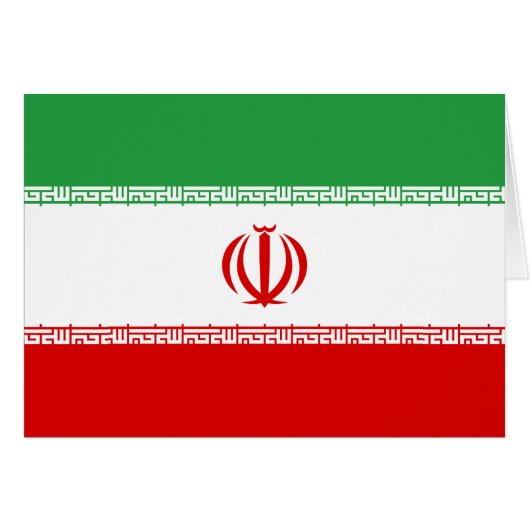 イラン国旗 (正面横)